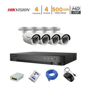 4 Full HD IP Camera Package HIKVISION